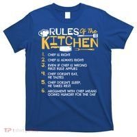 Rules Of The Kitchen Culinary Restaurant Chef Cooking Funny Gift T-Shirt thumb 0