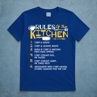 Rules Of The Kitchen Culinary Restaurant Chef Cooking Funny Gift T-Shirt thumb 5