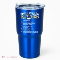 Rules Of The Kitchen Culinary Restaurant Chef Cooking Funny Gift Tumbler thumb 0
