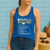 Rules Of The Kitchen Culinary Restaurant Chef Cooking Funny Gift Women's Tank Top thumb 2