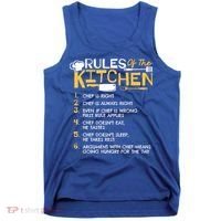Rules Of The Kitchen Culinary Restaurant Chef Cooking Funny Gift Tank Top thumb 0