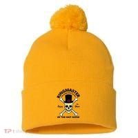 Ringmaster Of The Shit Show Pom Pom 12in Knit Beanie thumb 0