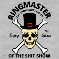 Ringmaster Of The Shit Show Ladies PosiCharge Tri-Blend Wicking Tank thumb 2