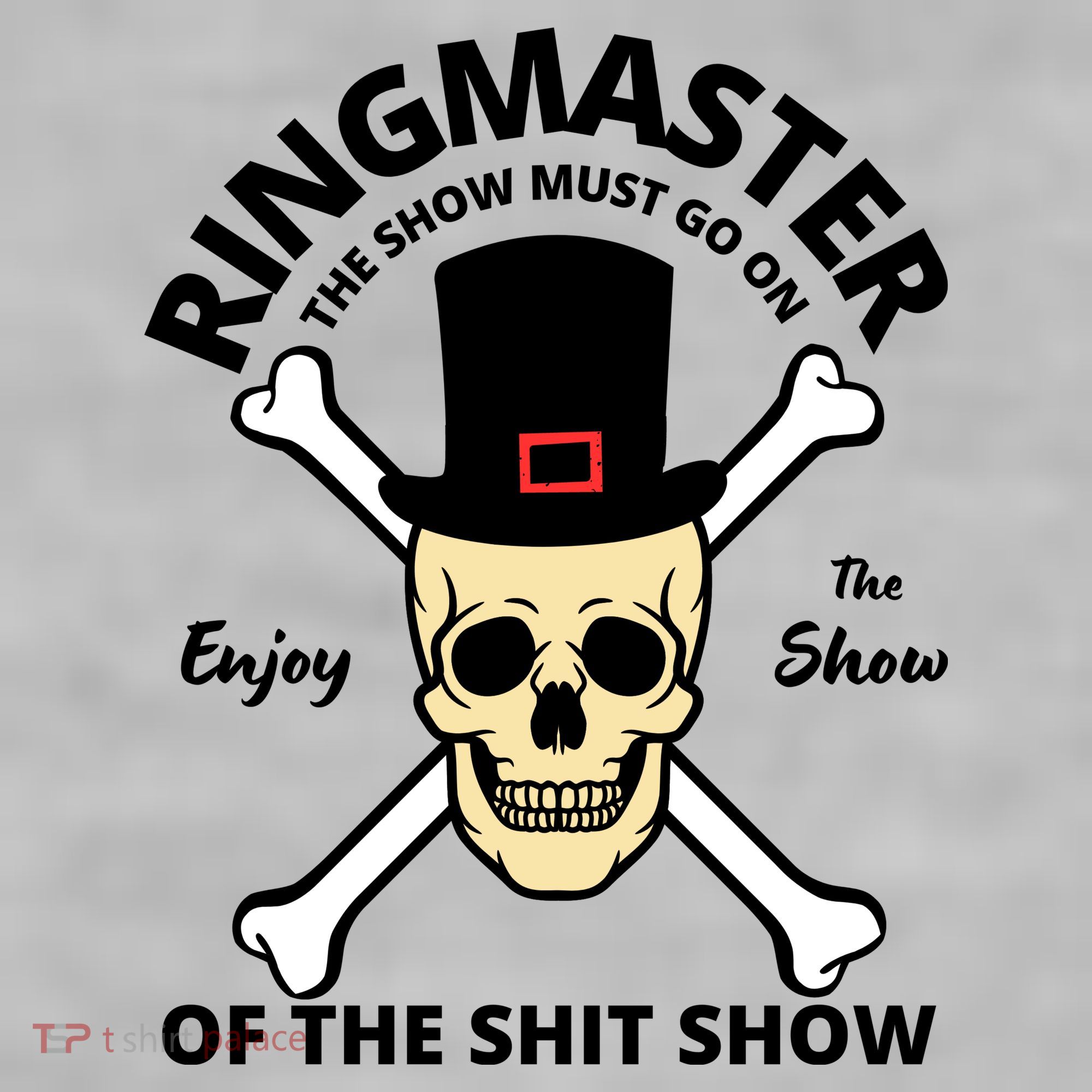 Ringmaster Of The Shit Show Ladies PosiCharge Tri-Blend Wicking Tank