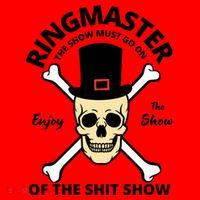 Ringmaster Of The Shit Show Santa Hat thumb 1