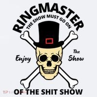 Ringmaster Of The Shit Show Sueded Cloud Jersey T-Shirt thumb 2