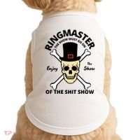 Ringmaster Of The Shit Show Doggie Tank thumb 0