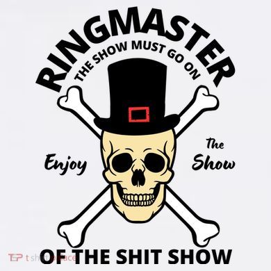 Ringmaster Of The Shit Show Flat Bill Trucker Hat