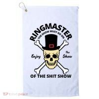 Ringmaster Of The Shit Show Golf Towel thumb 0