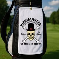 Ringmaster Of The Shit Show Golf Towel thumb 2