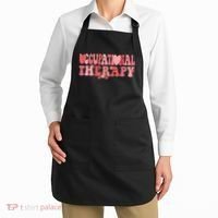 Retro Occupational Therapy Therapist Valentine's Day Therapist OT Apron thumb 2