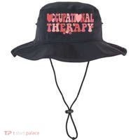 Retro Occupational Therapy Therapist Valentine's Day Therapist OT Bucket Hat thumb 0