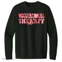 Retro Occupational Therapy Therapist Valentine's Day Therapist OT V.I.T. Fleece Crew Sweatshirt thumb 0