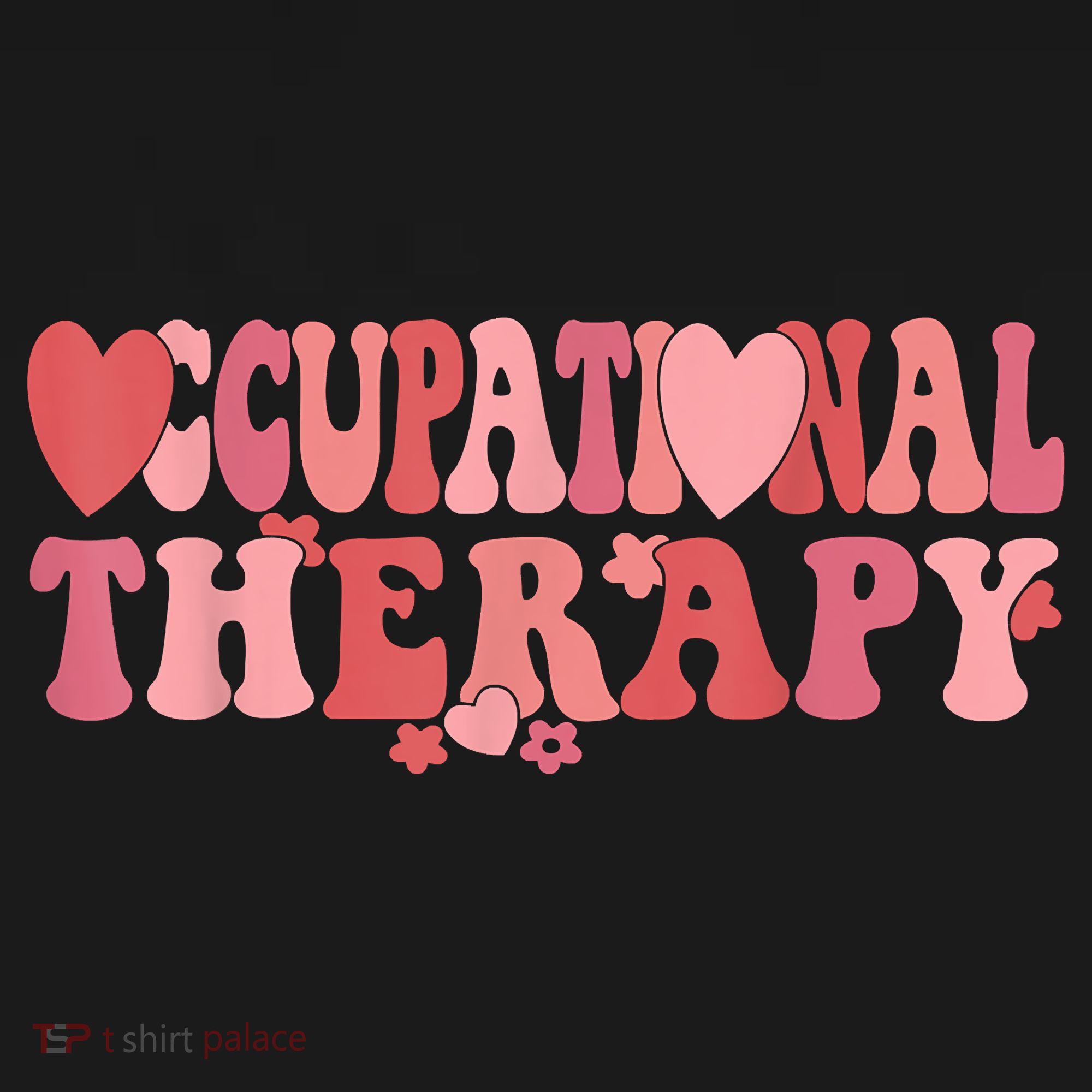 Retro Occupational Therapy Therapist Valentine's Day Therapist OT Women's Hoodie