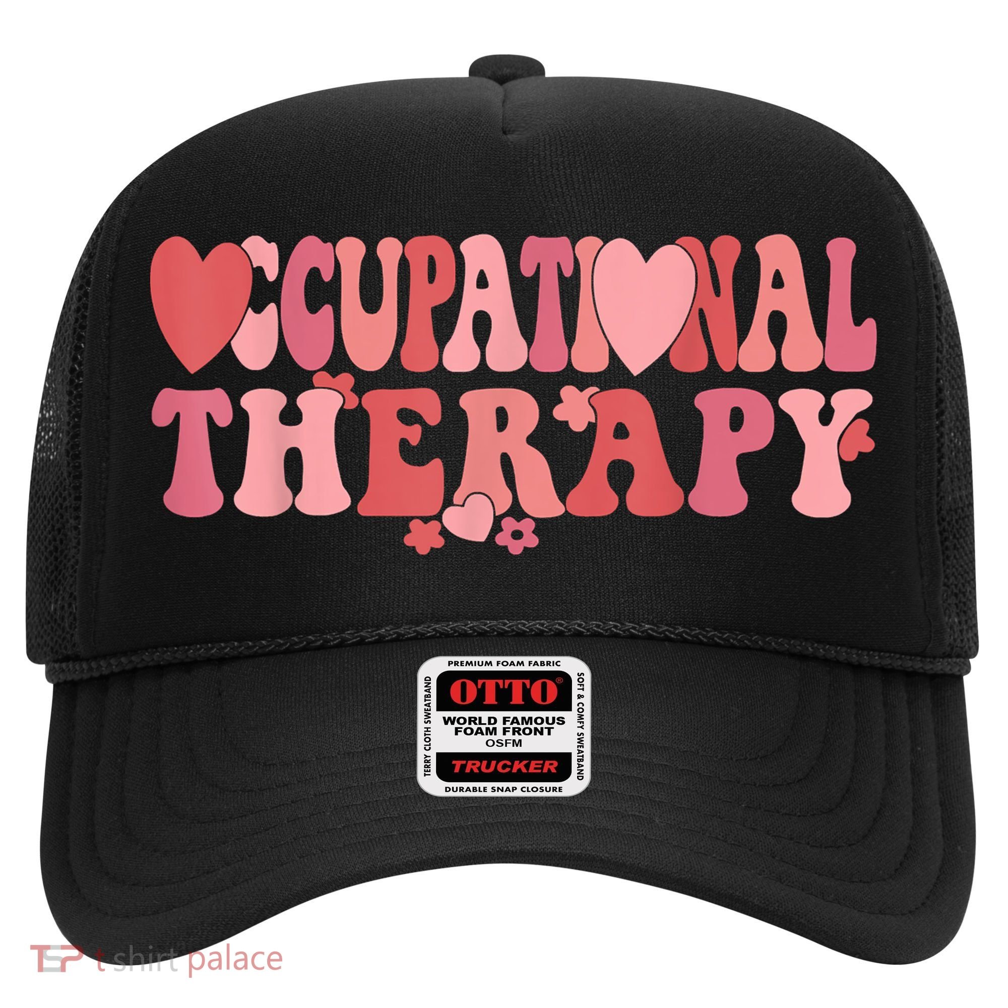 Retro Occupational Therapy Therapist Valentine's Day Therapist OT Hat