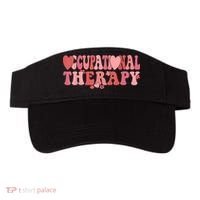 Retro Occupational Therapy Therapist Valentine's Day Therapist OT Visor thumb 0