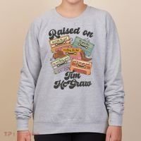 Raised On Tim Mcgraw Retro Cassette Tape Women's Sweatshirt thumb 0