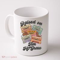 Raised On Tim Mcgraw Retro Cassette Tape Coffee Mug thumb 0