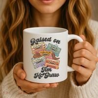 Raised On Tim Mcgraw Retro Cassette Tape Coffee Mug thumb 3