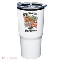 Raised On Tim Mcgraw Retro Cassette Tape Tumbler thumb 0