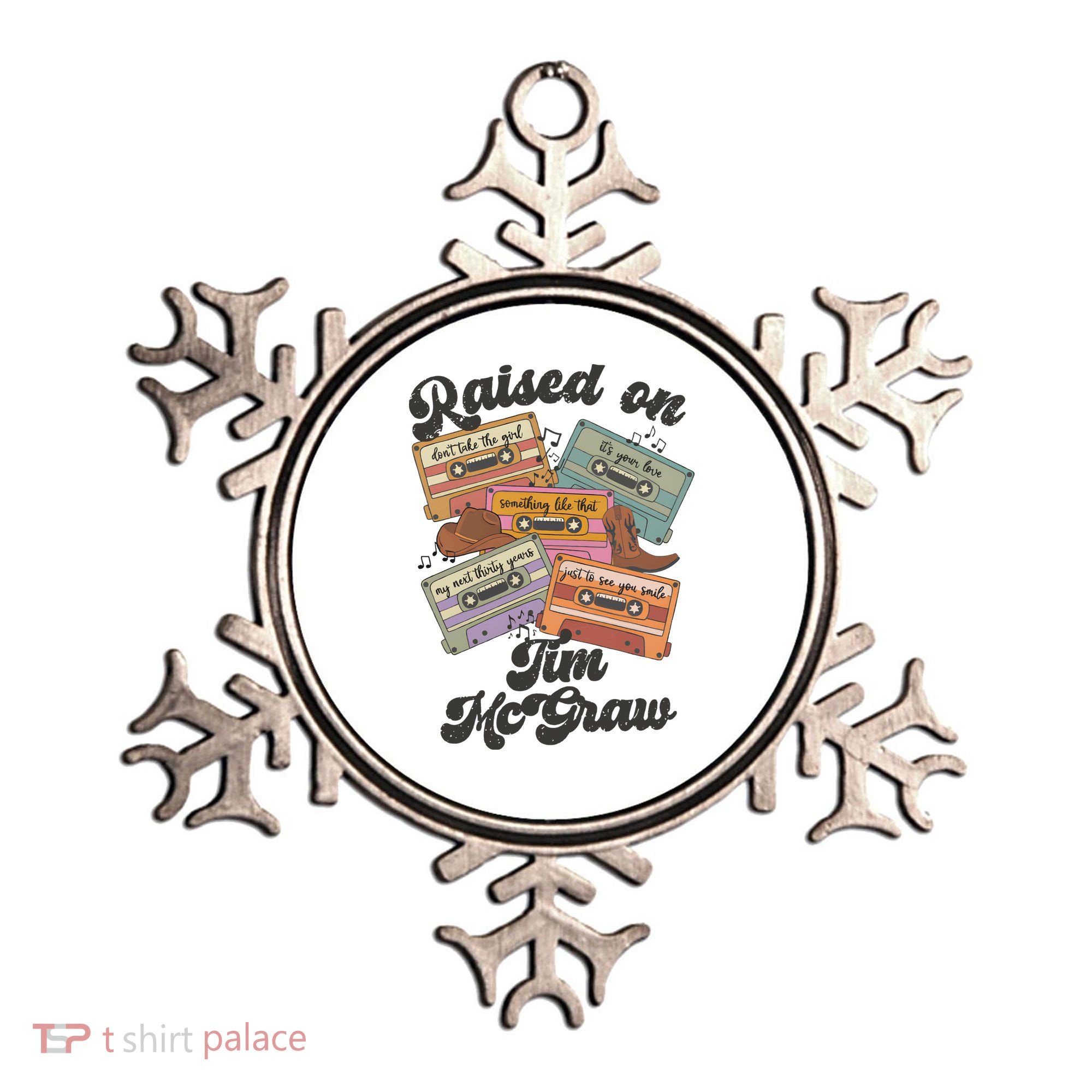Raised On Tim Mcgraw Retro Cassette Tape Ornament