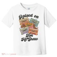 Raised On Tim Mcgraw Retro Cassette Tape Toddler T-Shirt thumb 0
