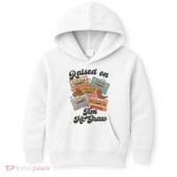Raised On Tim Mcgraw Retro Cassette Tape Kids Hoodie thumb 0