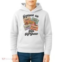 Raised On Tim Mcgraw Retro Cassette Tape Kids Hoodie thumb 4