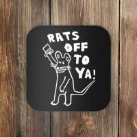 Rats Off To Ya! Coaster thumb 0