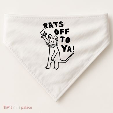 Rats Off To Ya! USA-Made Doggie Bandana