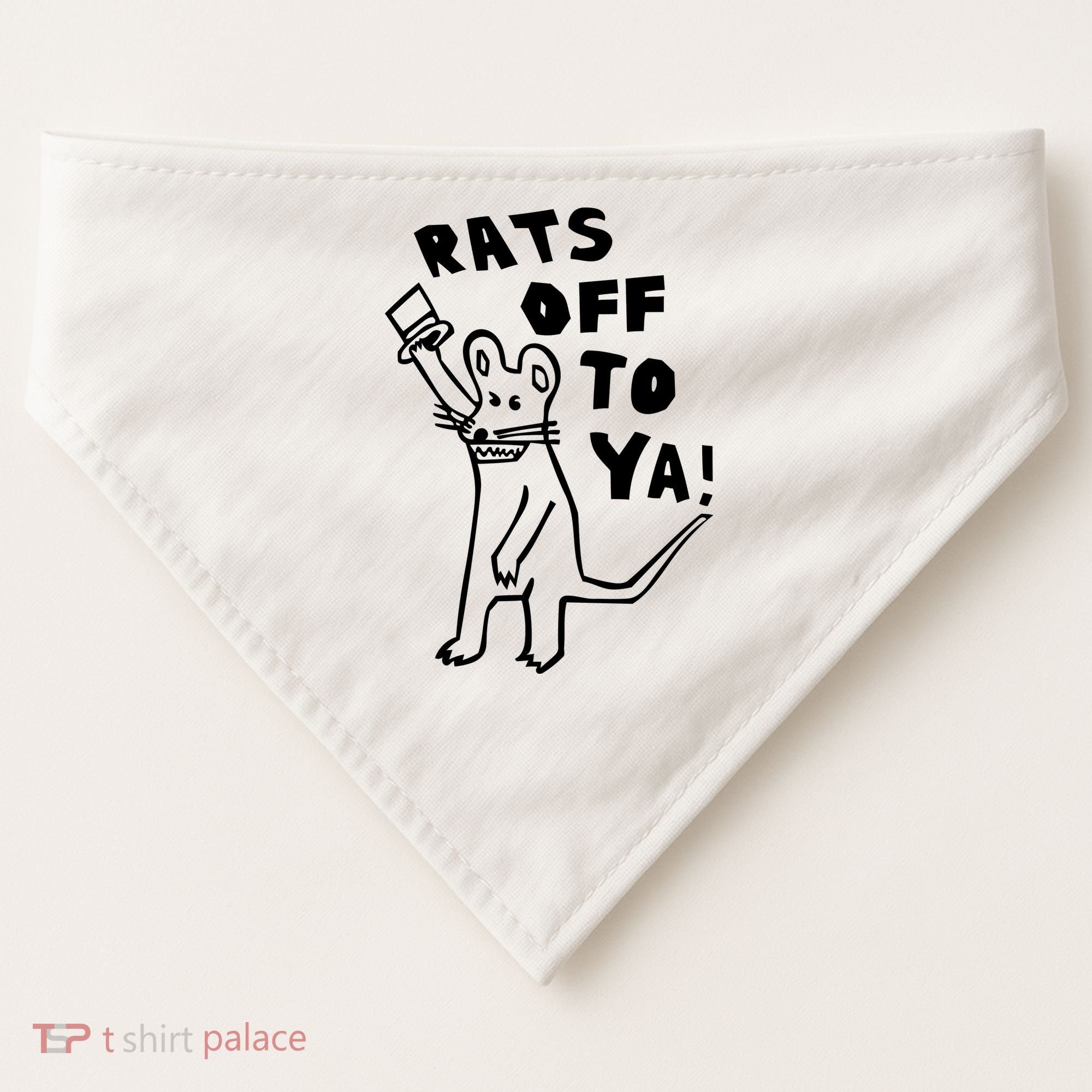 Rats Off To Ya! USA-Made Doggie Bandana