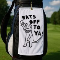 Rats Off To Ya! Golf Towel thumb 2