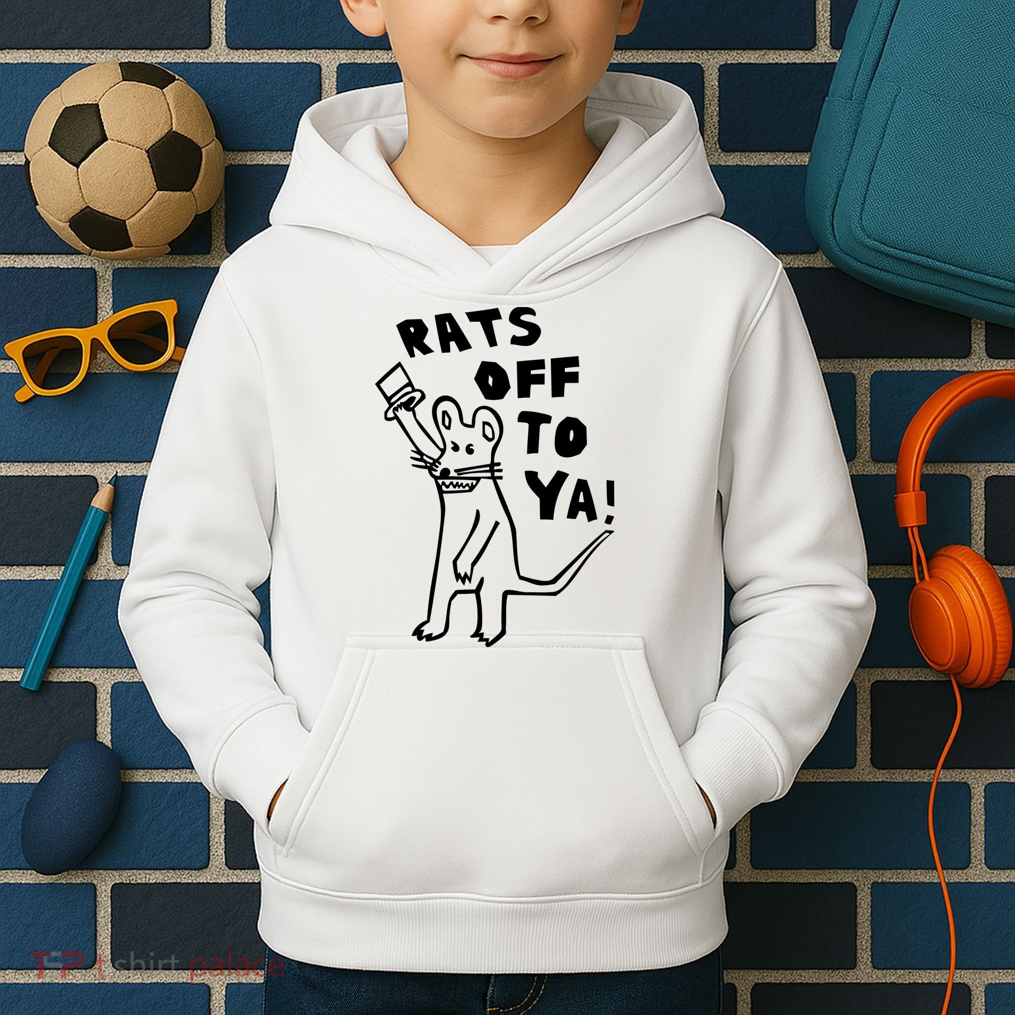 Rats Off To Ya! Kids Hoodie