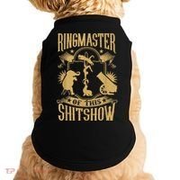 Ringmaster Of This Shitshow Elephant Circus Doggie Tank thumb 0