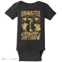 Ringmaster Of This Shitshow Elephant Circus Baby Bodysuit thumb 0