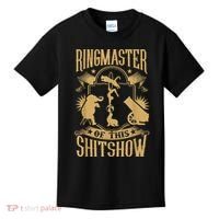 Ringmaster Of This Shitshow Elephant Circus Kids T-Shirt thumb 0