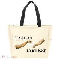 Reach Out Touch Base Tech Jargonslang Tote Bag thumb 0