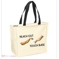 Reach Out Touch Base Tech Jargonslang Tote Bag thumb 2