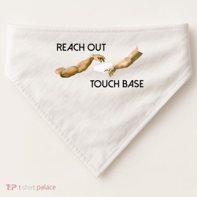 Reach Out Touch Base Tech Jargonslang USA-Made Doggie Bandana