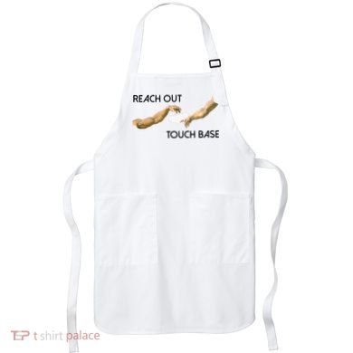 Reach Out Touch Base Tech Jargonslang Apron