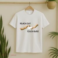 Reach Out Touch Base Tech Jargonslang T-Shirt thumb 2