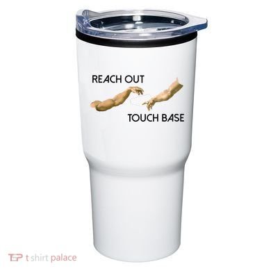 Reach Out Touch Base Tech Jargonslang Tumbler