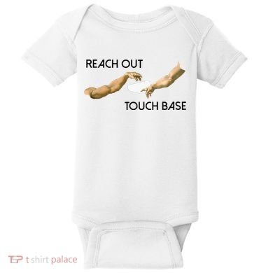 Reach Out Touch Base Tech Jargonslang Baby Bodysuit