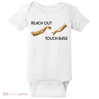 Reach Out Touch Base Tech Jargonslang Baby Bodysuit