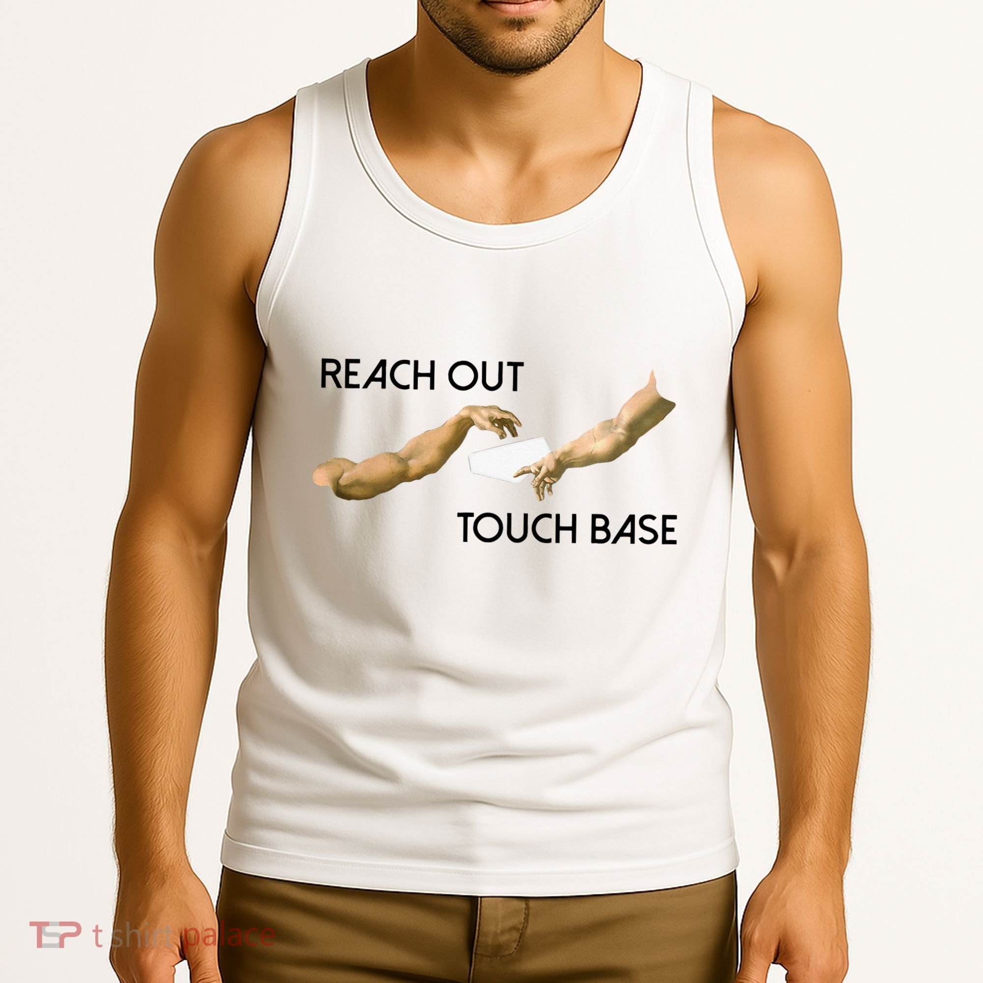 Reach Out Touch Base Tech Jargonslang Tank Top