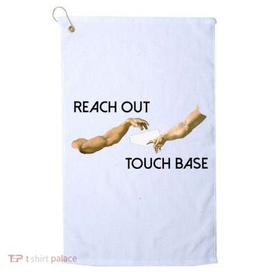 Reach Out Touch Base Tech Jargonslang Golf Towel
