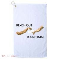 Reach Out Touch Base Tech Jargonslang Golf Towel thumb 0