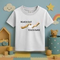 Reach Out Touch Base Tech Jargonslang Toddler T-Shirt thumb 3
