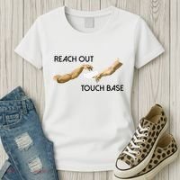 Reach Out Touch Base Tech Jargonslang Women's T-Shirt thumb 3