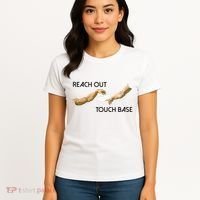 Reach Out Touch Base Tech Jargonslang Women's T-Shirt thumb 4